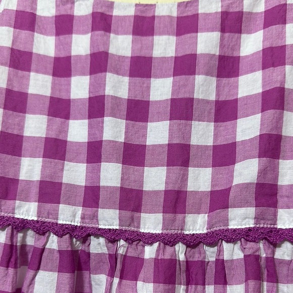 Janie and Jack Purple White Tiered Casual Sundress - Picture 7 of 10